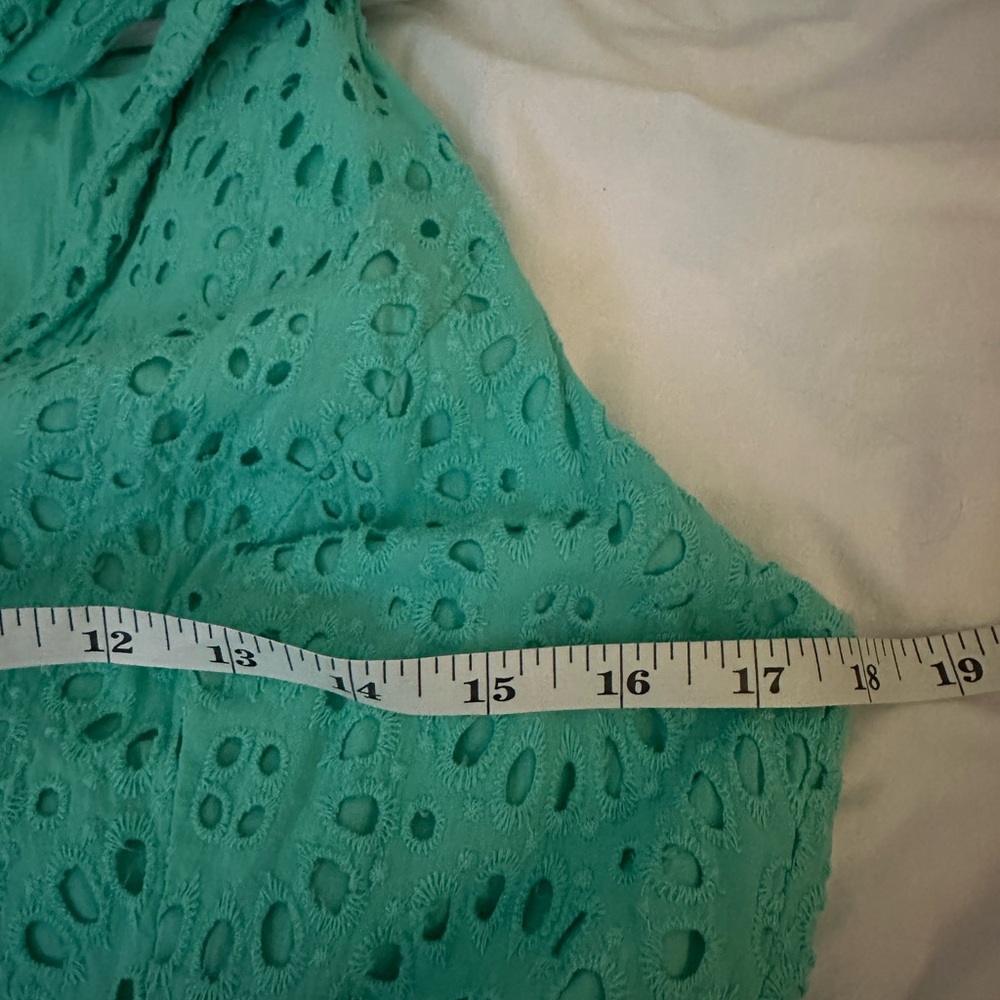 NWOT LILLY PULITZER CHRISELLA MIDI SHIRTDRESS SIZE 10 BEACH PARADISE EYELET - Picture 12 of 12